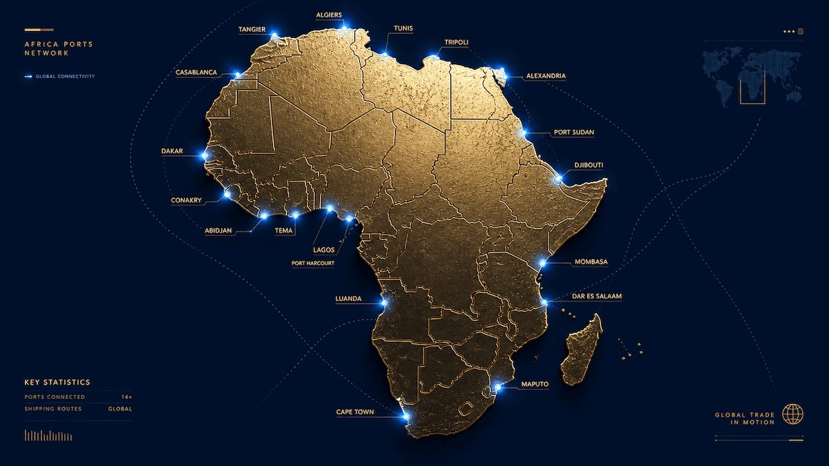 Pan-African Logistics Map